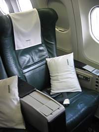 Aer Lingus Airbus A330 Seat Feb 2006
