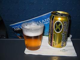 A Picture of AirNZ beer Aug 2005