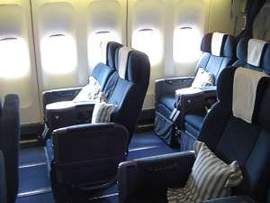 Boeing 747-400 Business class Sept 2005