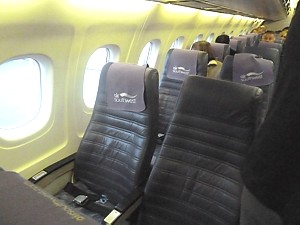 Air Southwest Dash 8 cabin Jan 2011