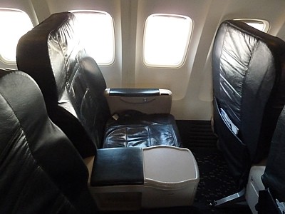 Alaska Airlines First Class seats
