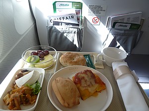 Alitalia inflight food