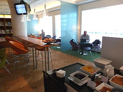 Austrian Airlines lounge in Vienna Schengen Senator Lounge June 2011