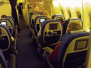 British Airways 747 World Traveller Plus Premium Economy class seat