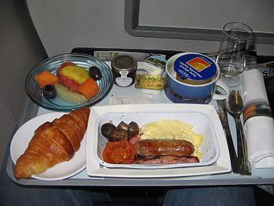 BA LHR to MAD breakfast Aug 2006