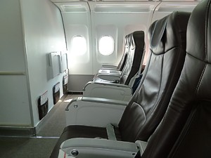 New A320 bmi Business Class seat, June 2011