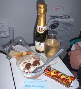 bmi Lunch from LHR to Venice Nov 2003