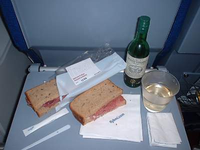 bmi Lunch from Nice to LHR June 2004