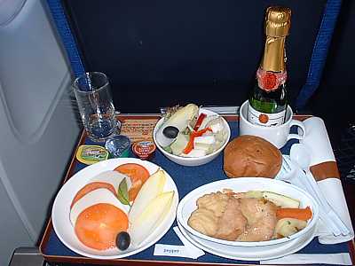 bmi Lunch from LHR to Palma Nov 2002