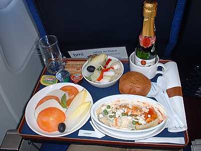 bmi Lunch from LHR to Palma Nov 2002