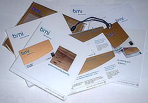 bmi Diamond Gold Card welcome pack including vouchers & luggage label