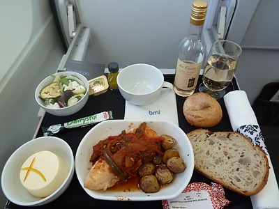bmi Lunch from LHR to Vienna June 2011