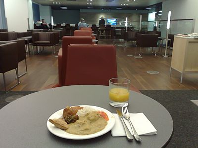 London LHR joint Star Alliance lounge March 2009