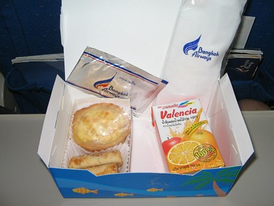 Bangkok Airways Economy Class Food PKT-USM Dec 2007