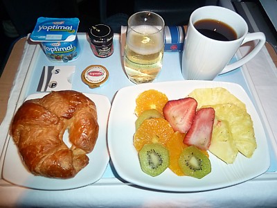 Air Canada dinner YUL-LHR June 2011