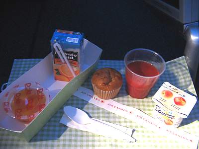 Air Canada breakfast YYZ-LHR June 2007