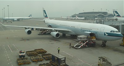 Cathay Pacific Airbus A340 Jan 2011