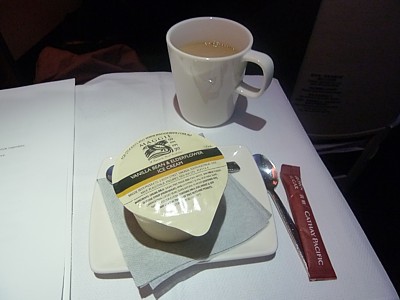 Cathay Pacific Inflight food SYD to HKG July 2014