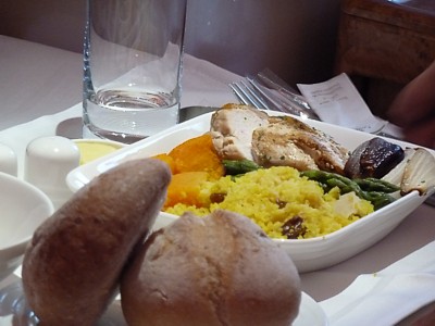 emirates business class a380 food