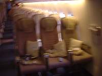 Emirates 777 economy class seat Jan 2004