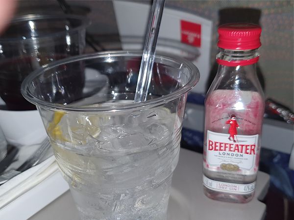 Emirates Airline Gin and Tonic Jul 2019