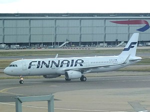 Finnair A320 at London Heathrow