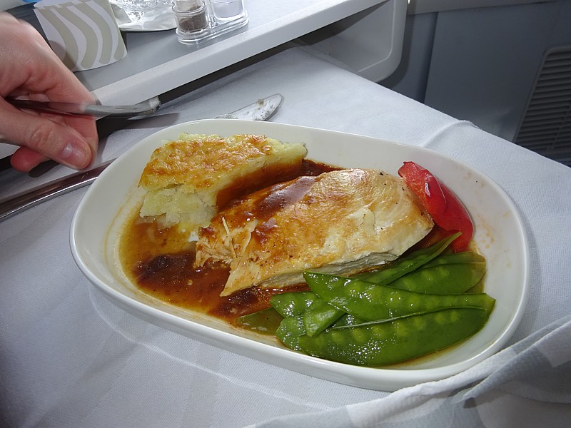 Finnair Inflight Meal Business Class HEL July 2016