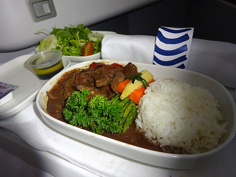 Finnair Inflight Meal Business Class HEL July 2016