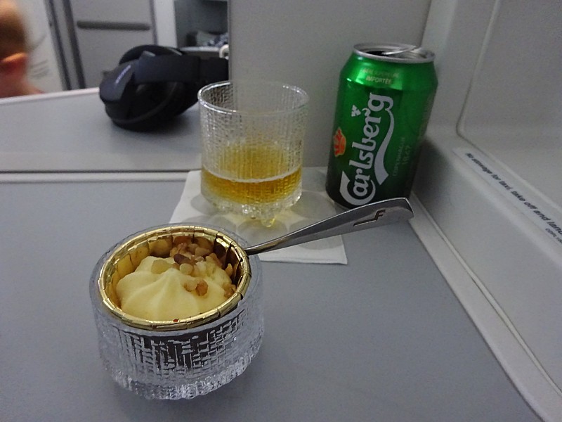 Finnair Inflight Meal Business Class HEL July 2016