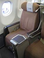Iberia A340 Business class seat Feb 2007