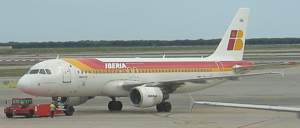 Iberia A321 at Barcelona Aug 2006