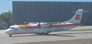 Air Nostrum ATR-72 at Madrid April 2005