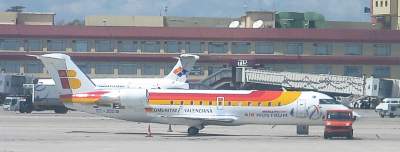 Air Nostrum CRJ at Madrid April 2005