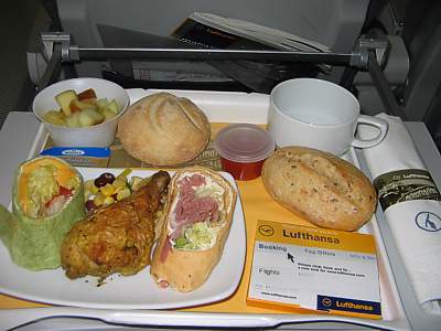 Lufthansa Dinner DUS-LHR JAN 2007