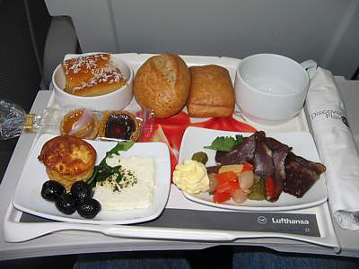 Lufthansa Dinner FRA-LHR Aug 2007