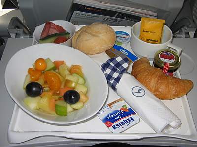 Lufthansa Breakfast LHR CGN JAN 2007