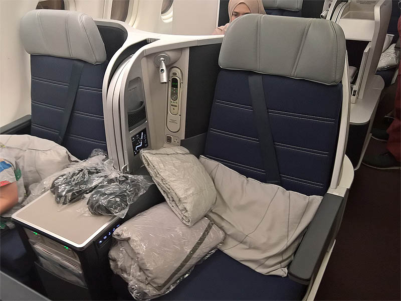 Malaysia Airlines Business Class Seat