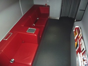 Qantas A380 business class lounge area Nov 2011