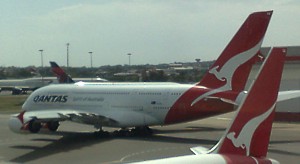 Qantas A380 Sydney Oct 2009