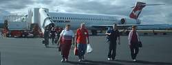 Qantas 717 at Hobart April 2004