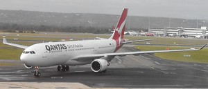 Qantas A330-200 Tamar Valley at Perth June 2010