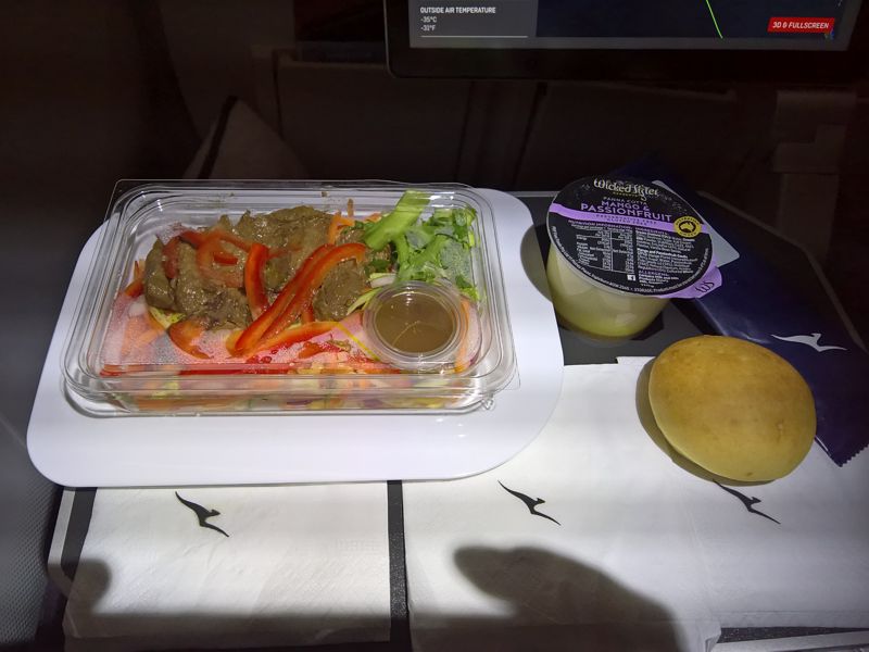 Qantas Inflight Meals Food Served On Board Airreview