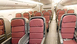 Qantas A380 business class Oct 2009