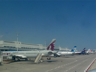 Qatar Airways A320 Athens Sept 13