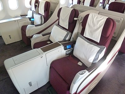 Qatar Airways Business Class seat A330