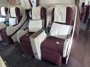 Qatar Airways Business Class Seating