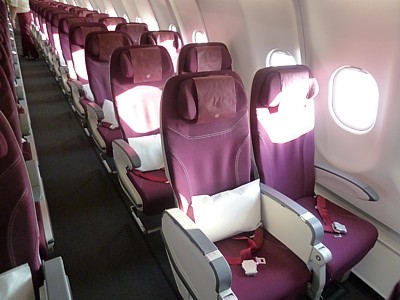 Qatar Airways Economy Class seat A330