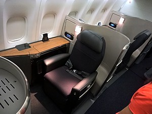 American Airlines Boeing 777 First Class seat 1A