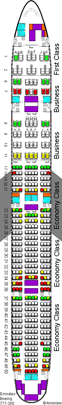 boeing 777 300 seating china air