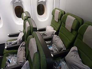 Qantas Airlines A380 Economy Class